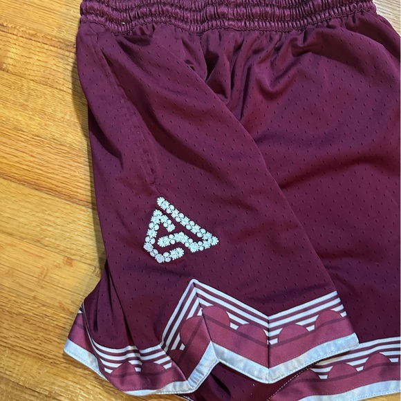 NIKE MENS DRI FIT GIANNIS MESH 6" BASKETBALL SHORTS DARK BEETROOT SIZE M (a3 - Picture 11 of 15